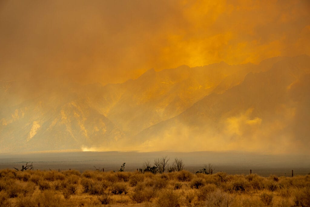 Wildfire in Yosemite